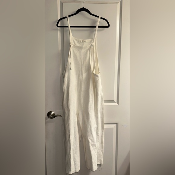 Madewell Texture & Thread Tie-Strap Overalls - Picture 3 of 3